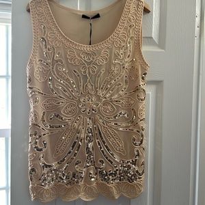 Embroidered tank top